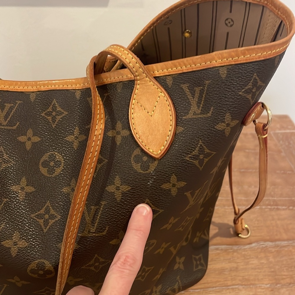 Louis Vuitton classic Monogram print Neverfull MM - Picture 6 of 10